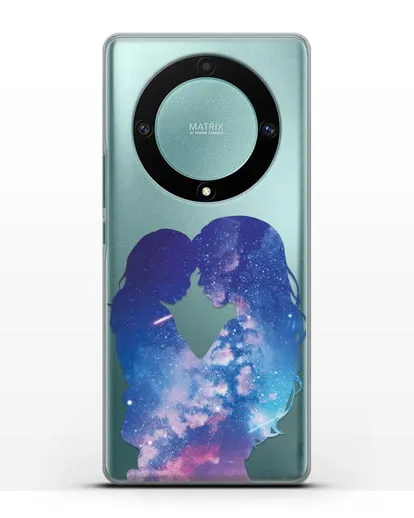 Чехол с иллюстрацией Мама с дочкой силиконовый для Honor X9a