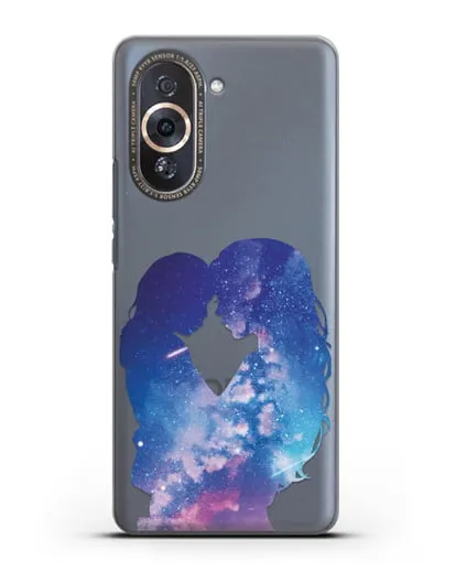 Чехол с иллюстрацией Мама с дочкой силиконовый для Huawei Nova 10