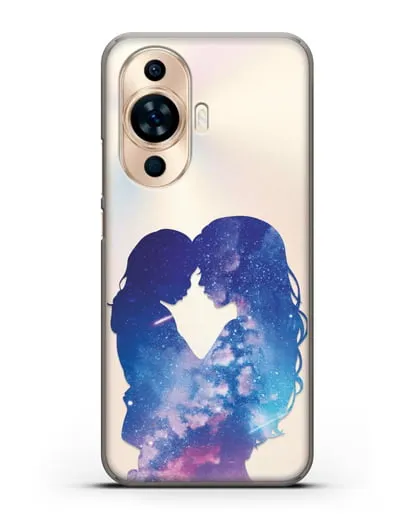 Чехол с иллюстрацией Мама с дочкой силиконовый для Huawei Nova 11