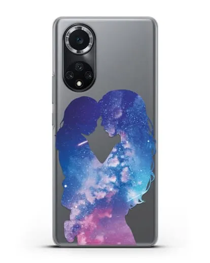 Чехол с иллюстрацией Мама с дочкой силиконовый для Huawei Nova 9