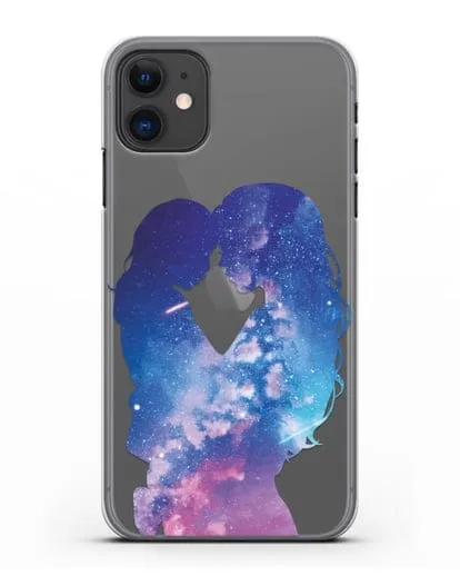 Чехол с иллюстрацией Мама с дочкой силиконовый для iPhone 11