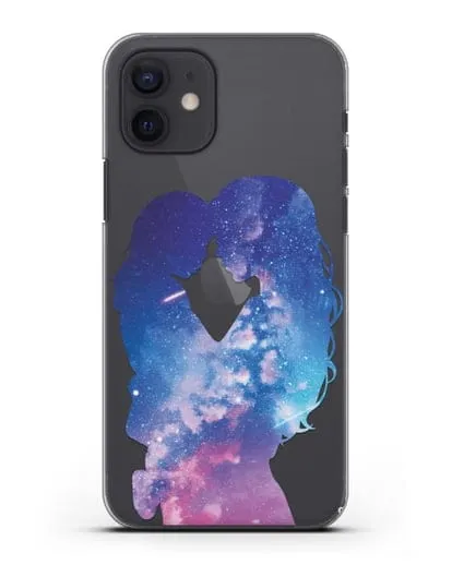 Чехол с иллюстрацией Мама с дочкой силиконовый для iPhone 12