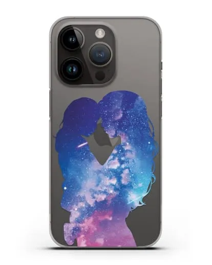 Чехол с иллюстрацией Мама с дочкой силиконовый для iPhone 14 Pro