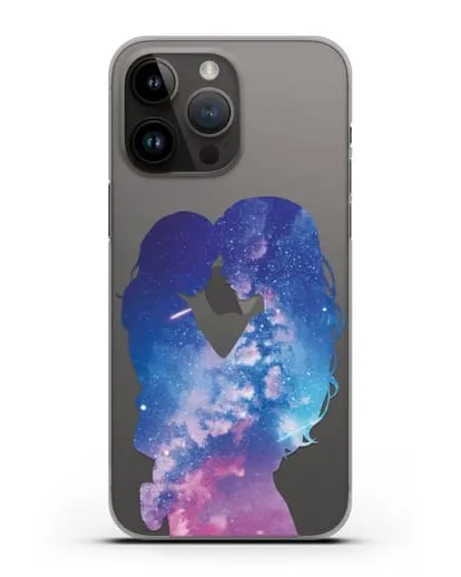 Чехол с иллюстрацией Мама с дочкой силиконовый для iPhone 14 Pro Max