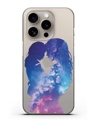 Чехол с иллюстрацией Мама с дочкой силиконовый для iPhone 15 Pro