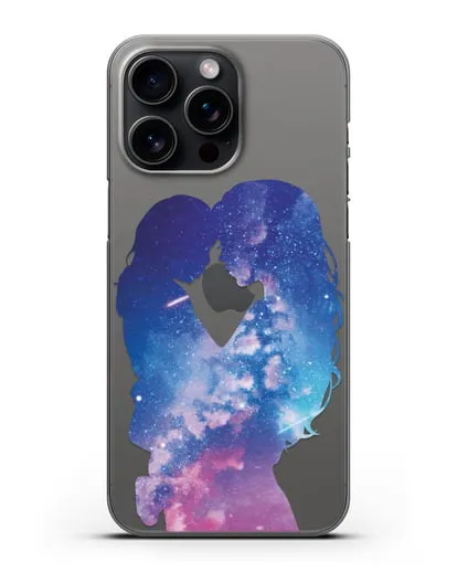 Чехол с иллюстрацией Мама с дочкой силиконовый для iPhone 15 Pro Max