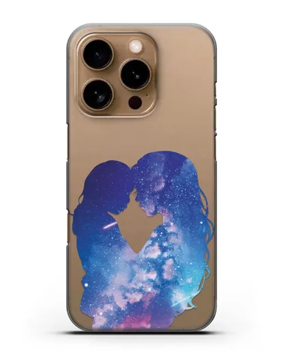 Чехол с иллюстрацией Мама с дочкой силиконовый для iPhone 16 Pro