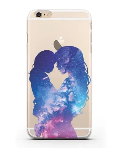 Чехол с иллюстрацией Мама с дочкой силиконовый для iPhone 6s Plus