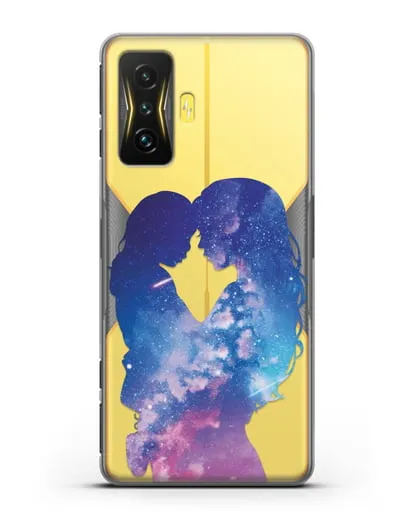 Чехол с иллюстрацией Мама с дочкой силиконовый для Xiaomi Poco F4 GT