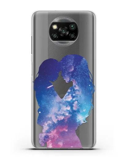 Чехол с иллюстрацией Мама с дочкой силиконовый для Xiaomi Poco X3 Pro