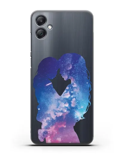 Чехол с иллюстрацией Мама с дочкой силиконовый для Samsung Galaxy A05 [SM-A055]