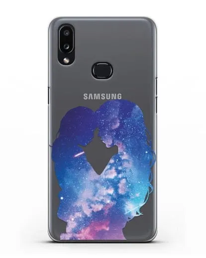 Чехол с иллюстрацией Мама с дочкой силиконовый для Samsung Galaxy A10s [SM-F107F]