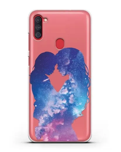 Чехол с иллюстрацией Мама с дочкой силиконовый для Samsung Galaxy A11 [SM-A115F]