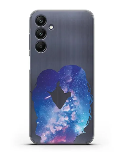 Чехол с иллюстрацией Мама с дочкой силиконовый для Samsung Galaxy A25 [SM-A256]