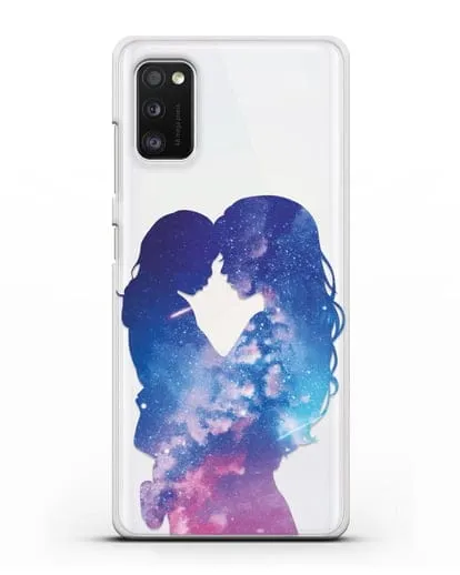 Чехол с иллюстрацией Мама с дочкой силиконовый для Samsung Galaxy A41 [SM-A415F]