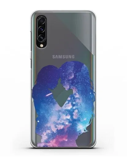 Чехол с иллюстрацией Мама с дочкой силиконовый для Samsung Galaxy A70s [SM-A707F]