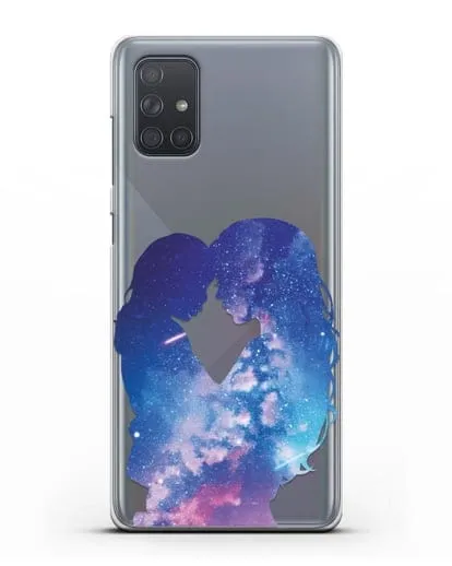 Чехол с иллюстрацией Мама с дочкой силиконовый для Samsung Galaxy A71 [SM-A715F]