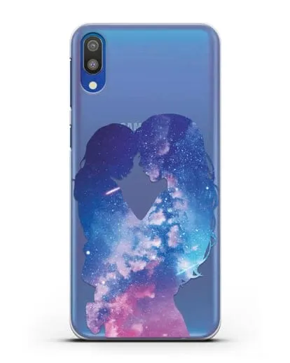 Чехол с иллюстрацией Мама с дочкой силиконовый для Samsung Galaxy M10 [SM-M105F]