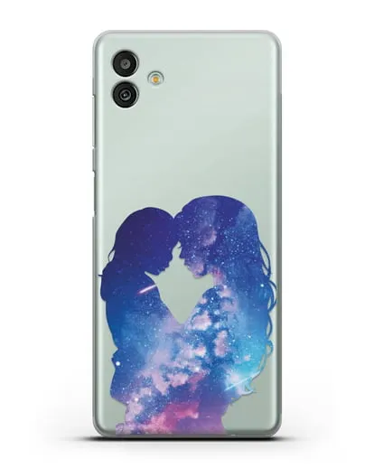 Чехол с иллюстрацией Мама с дочкой силиконовый для Samsung Galaxy M13 [SM-M135]