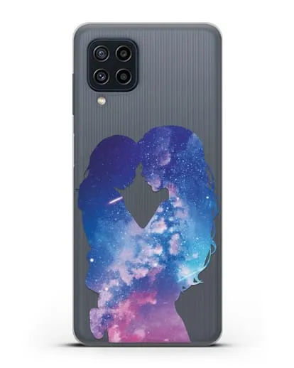 Чехол с иллюстрацией Мама с дочкой силиконовый для Samsung Galaxy M22 [M225F]