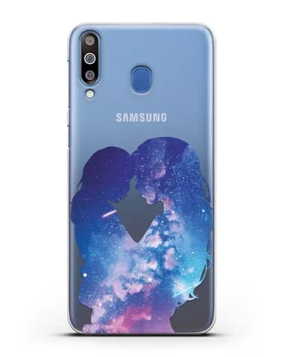 Чехол с иллюстрацией Мама с дочкой силиконовый для Samsung Galaxy M30 [SM-M305F]