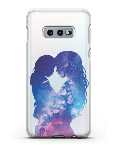 Чехол с иллюстрацией Мама с дочкой силиконовый для Samsung Galaxy S10e [SM-G970F]