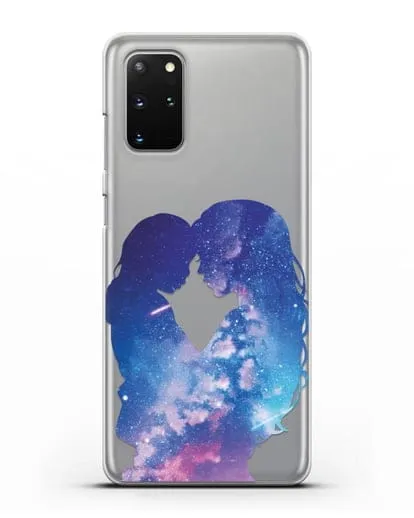 Чехол с иллюстрацией Мама с дочкой силиконовый для Samsung Galaxy S20 Plus [SM-G985F]