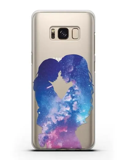 Чехол с иллюстрацией Мама с дочкой силиконовый для Samsung Galaxy S8 [SM-950F]