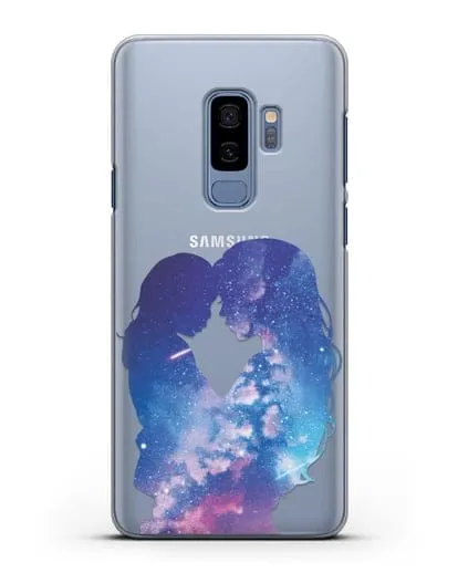 Чехол с иллюстрацией Мама с дочкой силиконовый для Samsung Galaxy S9 Plus [SM-G965F]