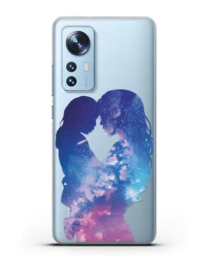 Чехол с иллюстрацией Мама с дочкой силиконовый для Xiaomi 12