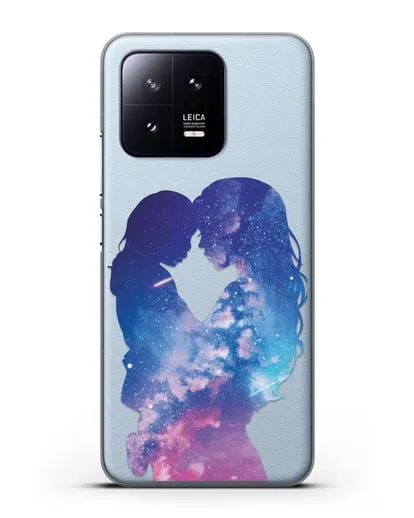 Чехол с иллюстрацией Мама с дочкой силиконовый для Xiaomi 13