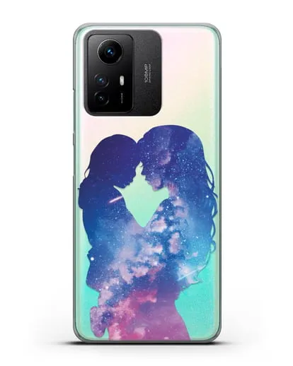 Чехол с иллюстрацией Мама с дочкой силиконовый для Xiaomi Redmi Note 12S