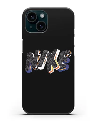 Чехол с логотипом Nike силиконовый для iPhone 15