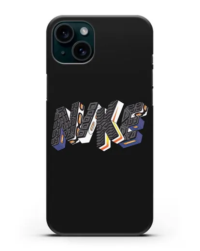 Чехол с логотипом Nike силиконовый для iPhone 15 Plus
