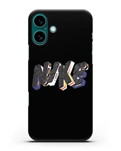 Чехол с логотипом Nike силиконовый для iPhone 16 Plus