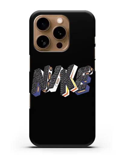 Чехол с логотипом Nike силиконовый для iPhone 16 Pro