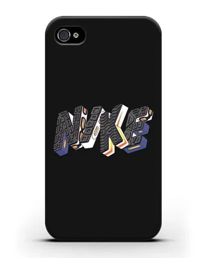 Чехол с логотипом Nike силиконовый для iPhone 4/4s