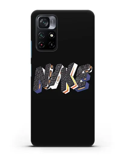 Чехол с логотипом Nike силиконовый для Xiaomi Poco M4 Pro 5G