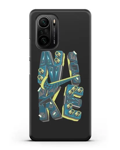 Чехол с принтом Modern Nike силиконовый для Xiaomi Poco F3