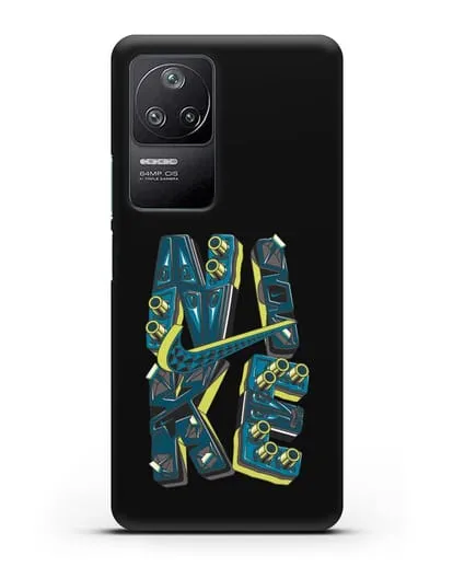 Чехол с принтом Modern Nike силиконовый для Xiaomi Poco F4