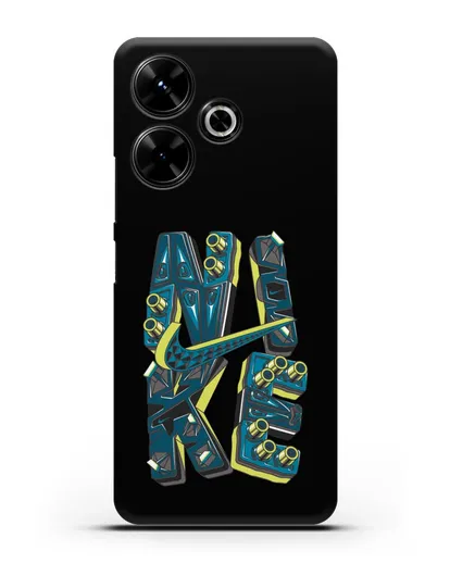 Чехол с принтом Modern Nike силиконовый для Xiaomi Poco M6