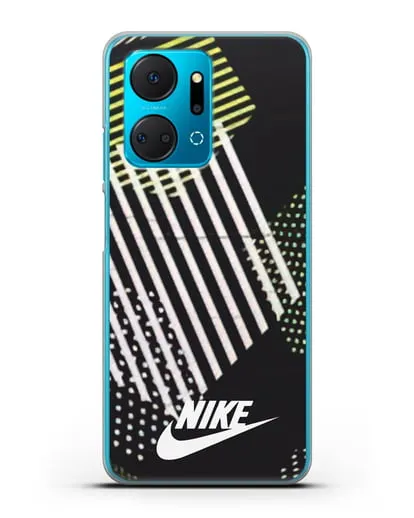 Чехол с паттерном Nike силиконовый для Honor X7a Plus