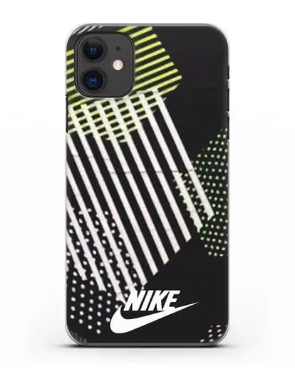 Чехол с паттерном Nike силиконовый для iPhone 11