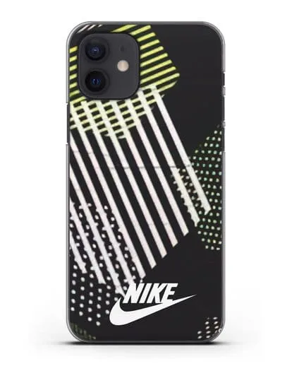 Чехол с паттерном Nike силиконовый для iPhone 12