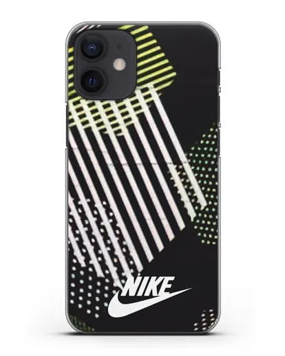 Чехол с паттерном Nike силиконовый для iPhone 12 mini