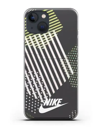Чехол с паттерном Nike силиконовый для iPhone 13