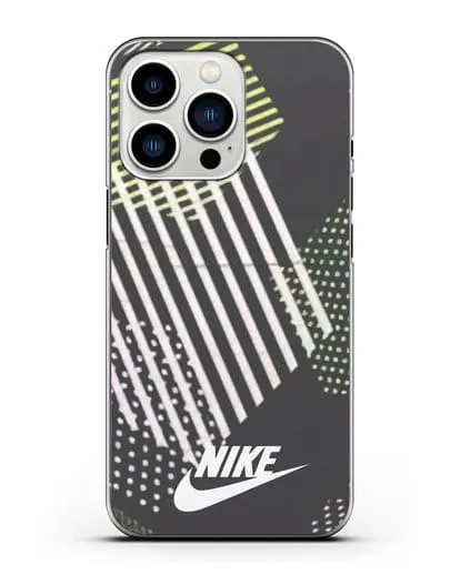Чехол с паттерном Nike силиконовый для iPhone 13 Pro
