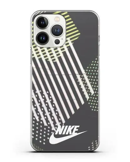 Чехол с паттерном Nike силиконовый для iPhone 13 Pro Max
