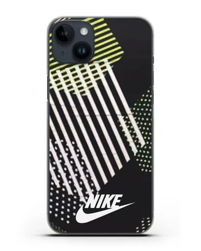 Чехол с паттерном Nike силиконовый для iPhone 14 Plus