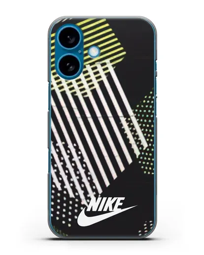 Чехол с паттерном Nike силиконовый для iPhone 16